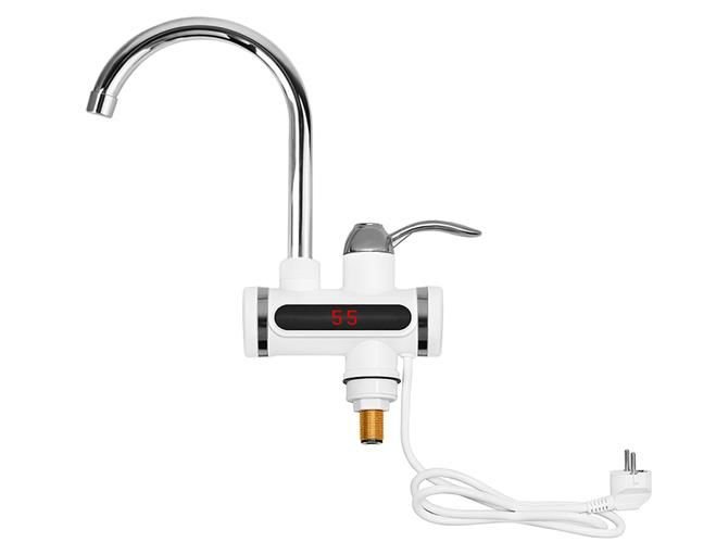 Dřezová baterie Ruhhy Digitherm s elektrickým ohřevem vody bílá - chrom 13039 2